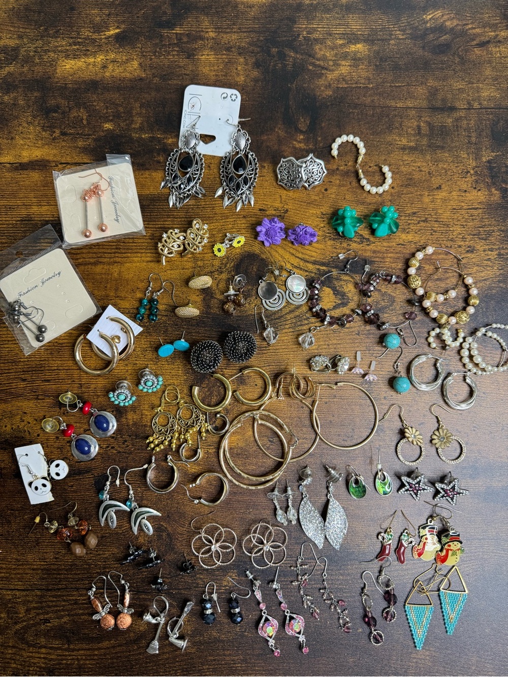 Earrings Lot Vintage to Mod